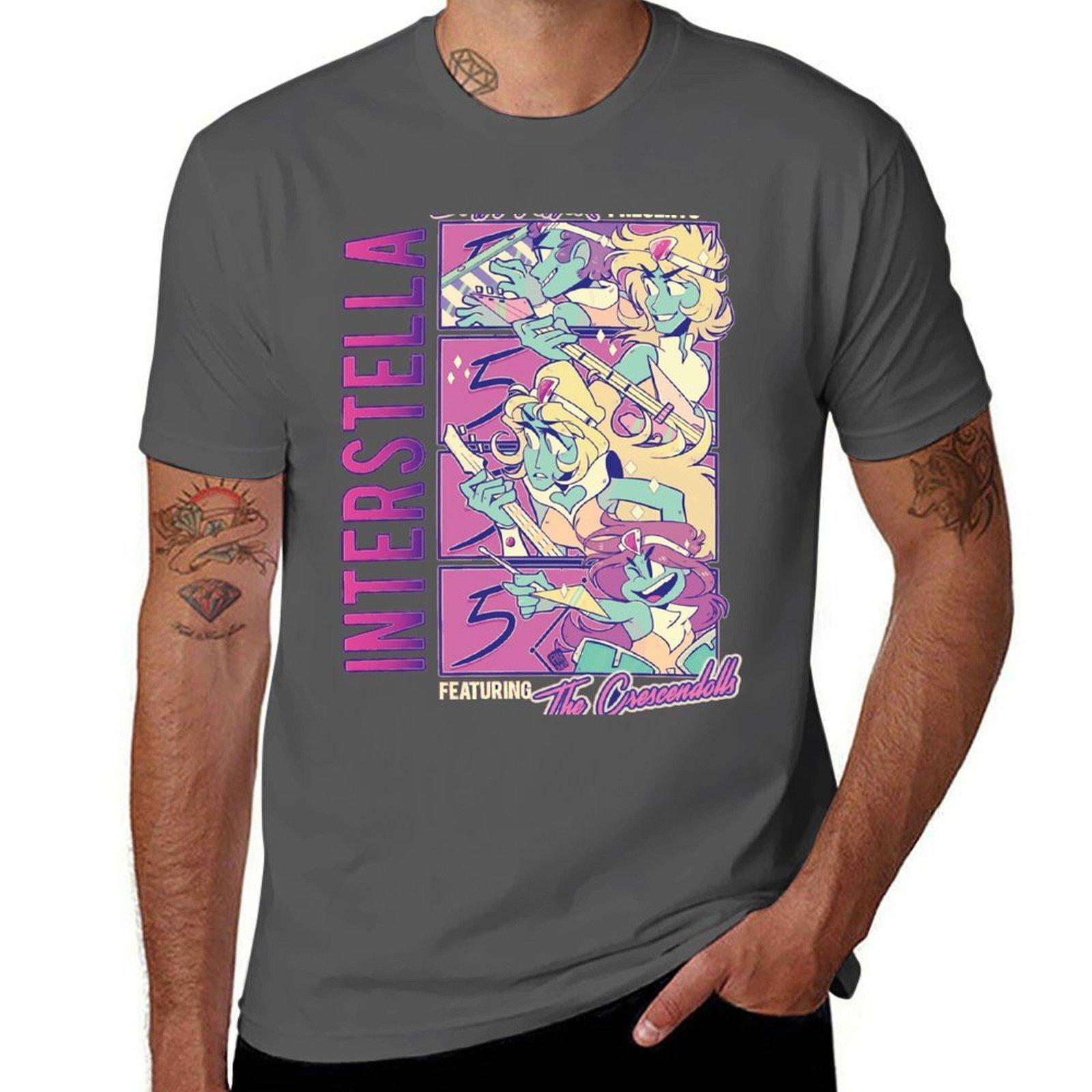 

Interstella 5555 TShirt Trendy Casual Short Sleeve Shirt 4XL