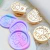 Scrapbooking Stamp Head, Floral Wax Seal Stamp Head Animal Wax Seal Stamp Head for Wedding Invitation Gift Decor