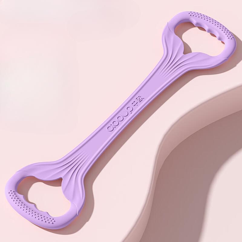 Tensile Device for Women with Open Back Stretch Belt for Fitness Practice Yoga Eight-figure Elastic Rope Silicone Mermaid Eight-figure Tensioner