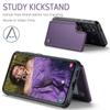 Suitable for Samsung S25Edge phone case, A56 card slot anti-drop leather case, A36 RFID stand protective bottom case