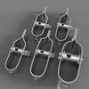 Heavy Duty Wire Tightener Silver Galvanised Cable Tensioner Wire Buckle Farm For Secure Barbed Wire Greenhouses Grape Vines