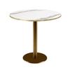 Round Table Ø 70 Cm Rome Bistro White Marble