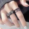 Dark Personality Sweet Cool Candy Inlaid Zir*****Pen Ring Temperament Spice Girl Index Finger Ring