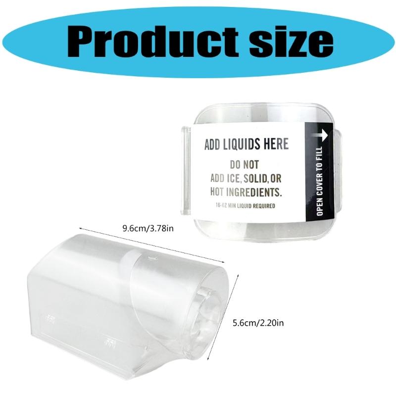 High Performances Smoothie Blender Replacement Nozzle PC Construction Ice Blending Accessory Suitable for Repairing Use