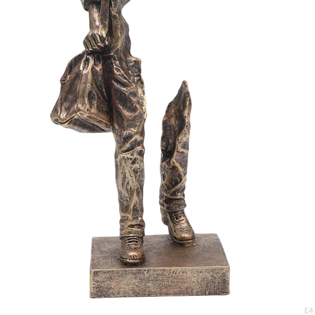 Creative Figure Statue Abstract Character Figurine Adornment Modern Art Decoration Tabletop Ornament