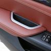 ABS Chrome Car Door Storage Box Handle Trim Cover For BMW X3 X4 F25 F26 11-2017