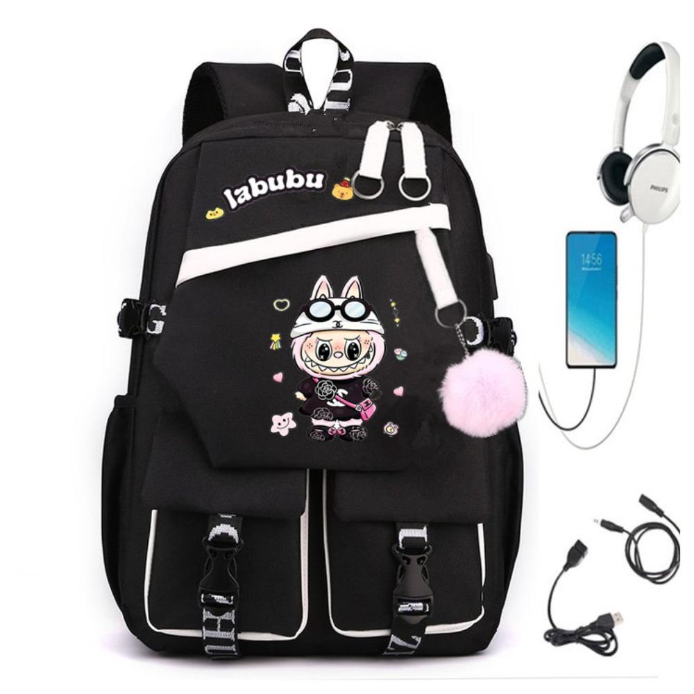 Teen Student Schoolbag Cartoon Backpack Leisure Travel Computer Bag