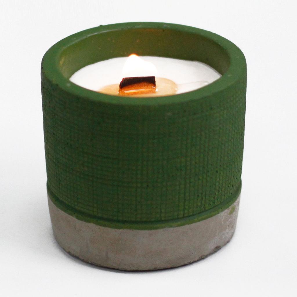 Scented Candle Sea Moss And Herbs Wooden Wick