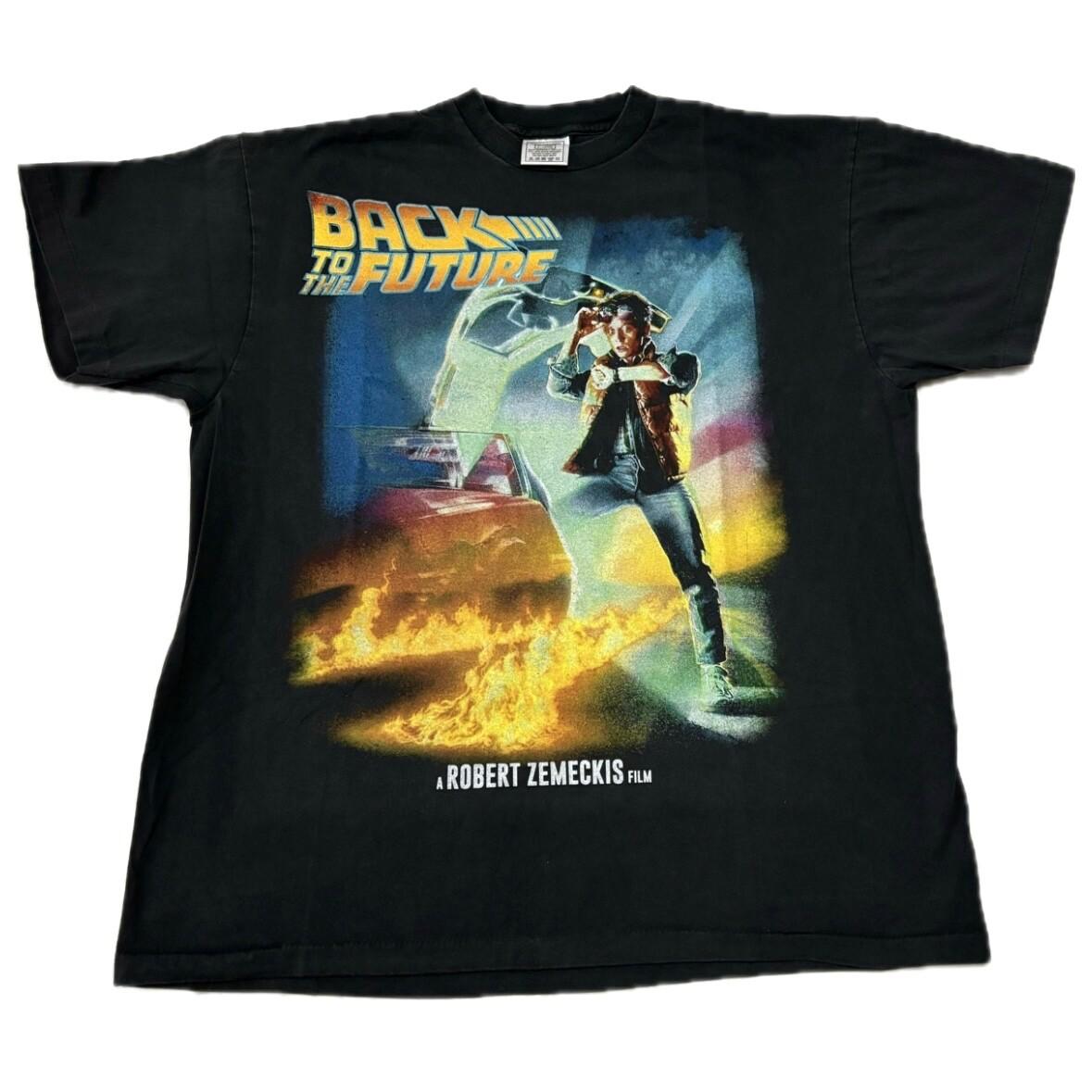 Back To The Future We Dont Need Roads Vintage 90s XL Single Stitch Shirt REPRINT L