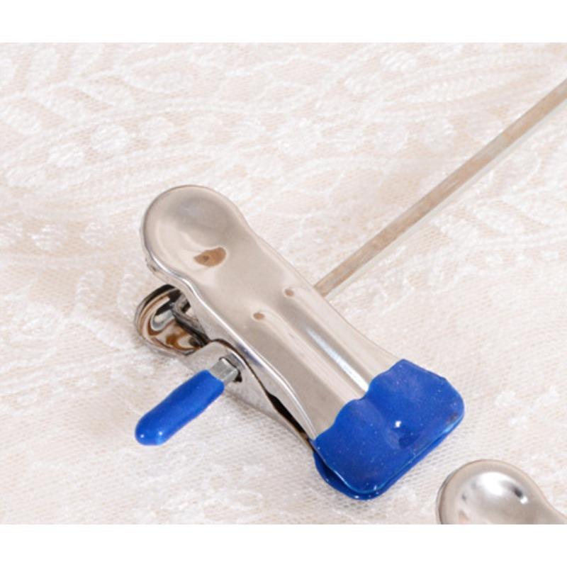 Multifunctional Stainless Steel Pants Clip Metal Non-slip Clip Skirt Jacket Rack Retractable Pants Rack To Hold Pants Hanging