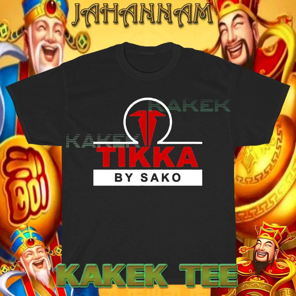

New Shirt TIKKA by SAKO Firearms Gun Logo American T shirt Funny Size S to 5XL S