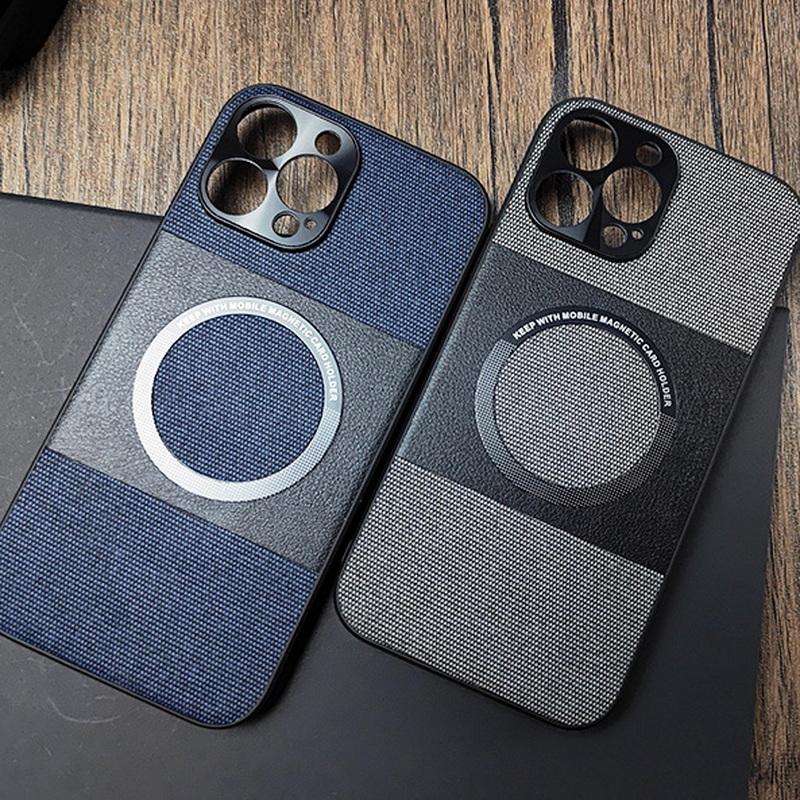 

Кожа для Magsafe Чехол для беспроводной зарядки для iPhone 14 13 12 11 Pro Max Ультра тонкий ударопрочный магнитный чехол