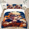 3pcs Naruto Themed Printed Bedding Set, Soft and Comfortable Quilt Cover for Bedroom, Guest Room (1 Duvet Cover + 2 Pillowcases, Pillow Core