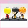 Adorable Q Version Sitting Volleyball Boy Head Shaking Figure Collectible Toy