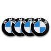 4pcs 56mm 60mm 65mm Car Wheel Center Hub Cap Stickers Styling For BMW M Performance E36 E46 E60 E90 E91 E92 E93 F30 F20 M3