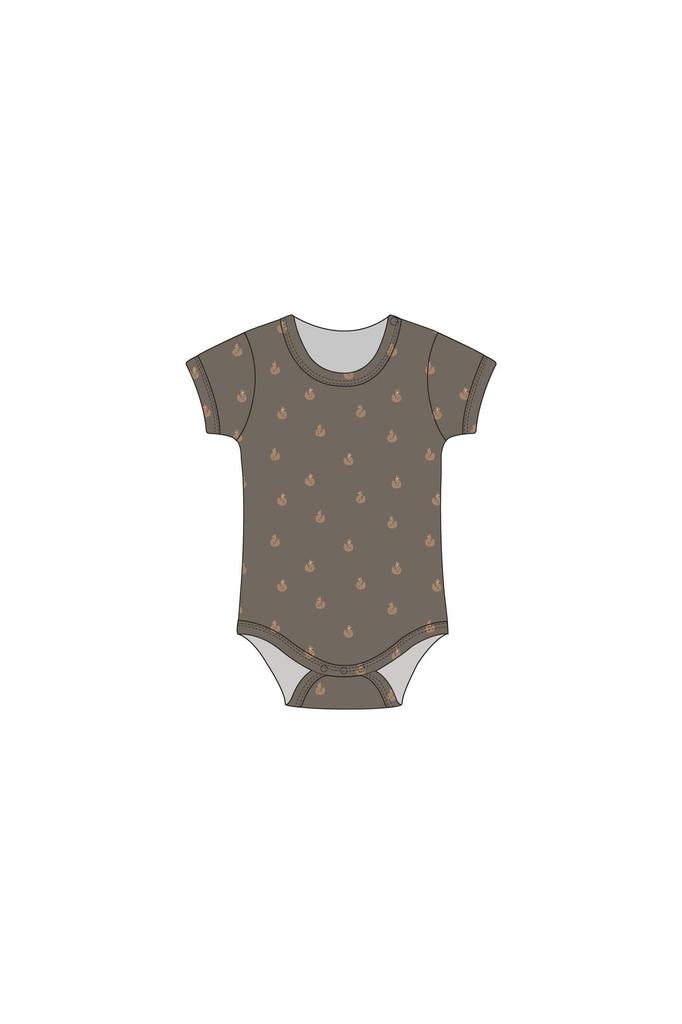 OC Short Sleeve Bodysuit Fox Cubs Wolf JBCO245525 Baby DBRW 50 [Jamie Kay]