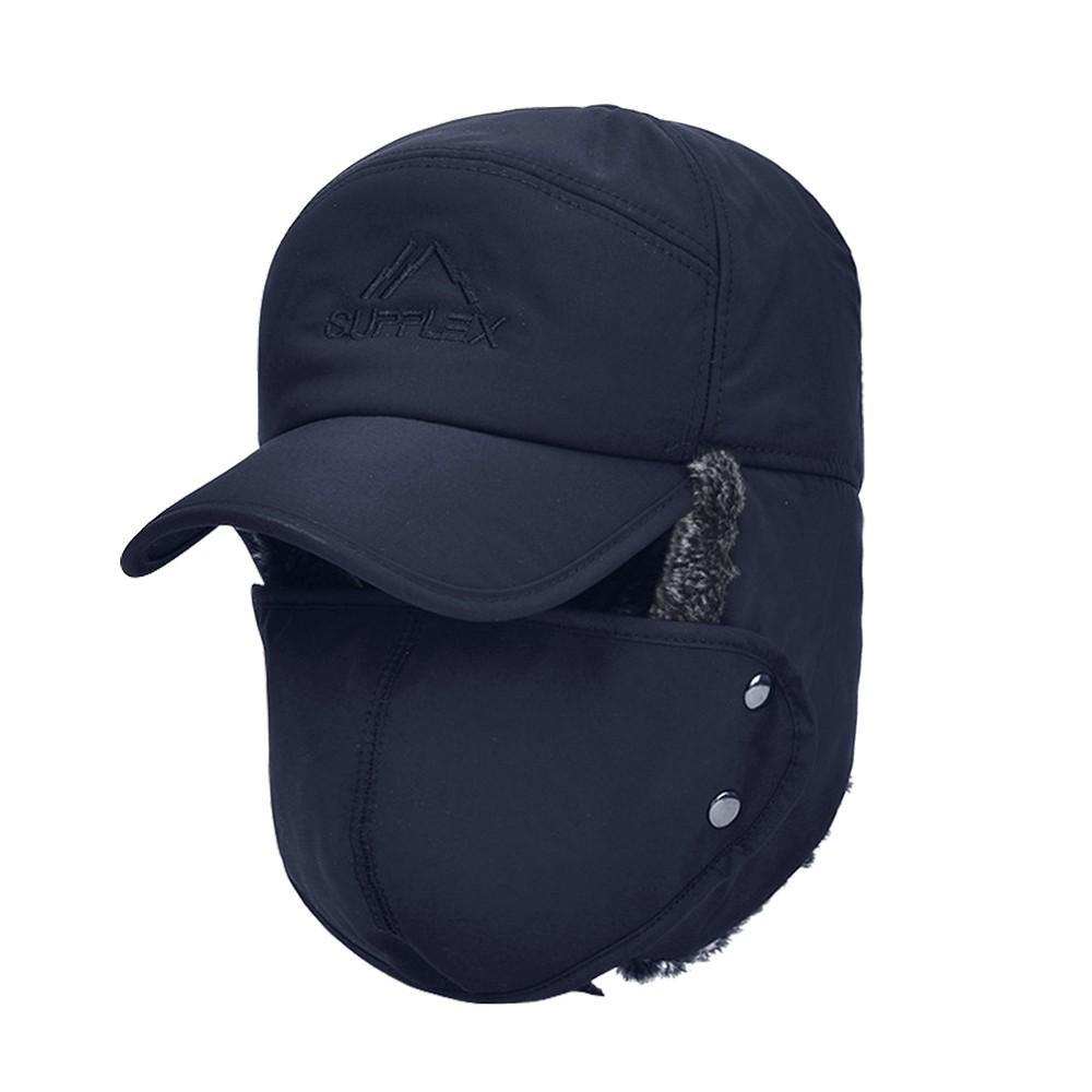 

Men Women FauxEarHat Cap Winter Ski Trooper Trapper One Size