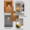 Wireless Motion-Sensor Night Light Wall-Mounted Illuminated House Number Sign/Art Panel Rechargeable LED Night Light for Entryway Corridor Bedroom