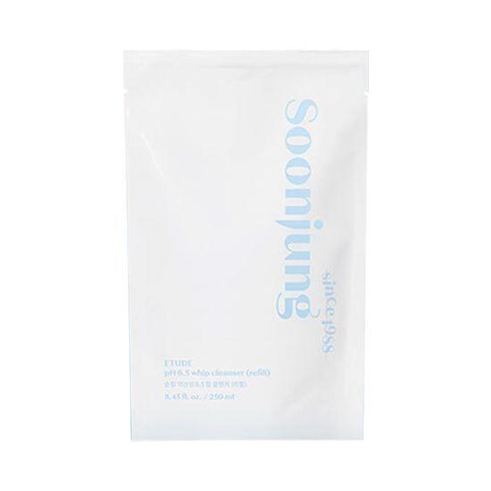 Etude Pure Mild Acidity 6.5 Whip Cleanser 250ml Large Capacity Planning (250ml + Refill 250ml)