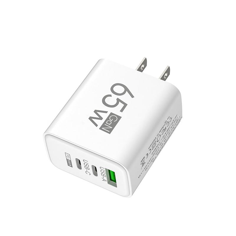 65W Usb Type-C Pd Fast Charging Phone Charger For Iphone For Samsung Xiaomi Huawei Universal Tablet Pad Travel Power Adapter