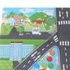 City Parking Lot Roadmap Map DIY Car Model Toys Climbing Mats English Version Kids Toys