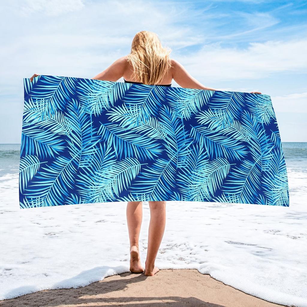 3D Sea Turtle Print Beach Towel Realistic Ocean Animal Quick Dry Polyester Bath Towel Summer Swimming Pool Travel Sand Free