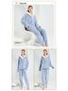 European-Size Christmas Pajamas: Plus Size Shu Cotton Fleece Long Sleeve Homewear Set
