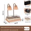 Commercial Food Warming Lamp Station with Base Heating
