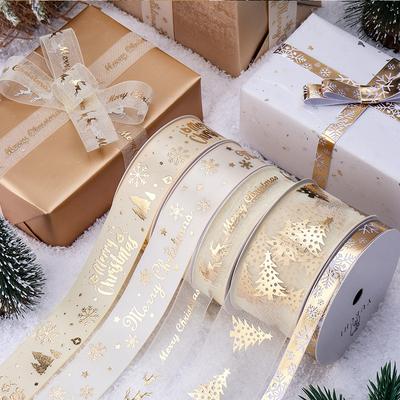 10 Yards Weihnachtsdekorationen Liebhaber Hochzeit Event Party für Schleifen Geschenkband DIY Bänder für Basteln Bekleidung Nähzubehör DD005