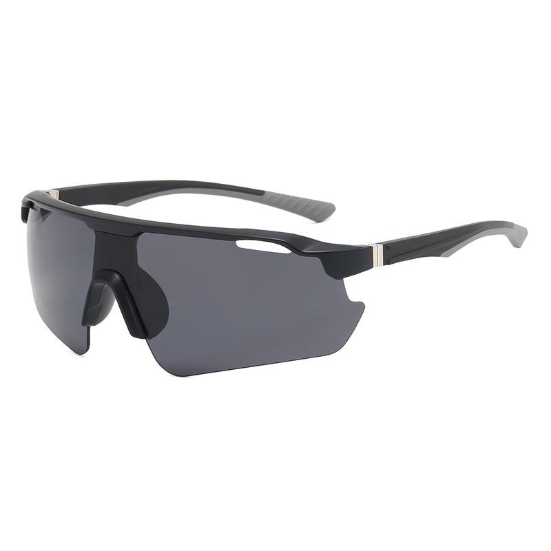 Half Frame Large Frame Cycling Glasses For Men And Women Y2k Futuristic Outdoor Sports Colorful Windproof Sunglasses 8829