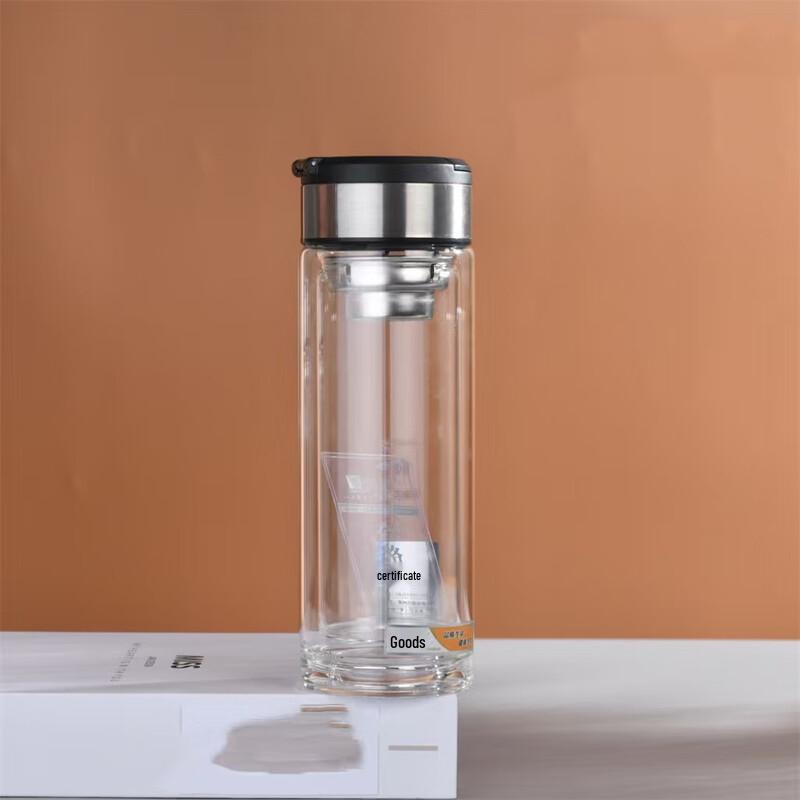 Duo Li Double Wall Borosilicate Glass Tumblers with Handle