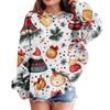 Sweatshirts For Teen Girls Hoodies Long Sleeve Drawstring Pullover Cute Oversized Hoodie Christmas Day