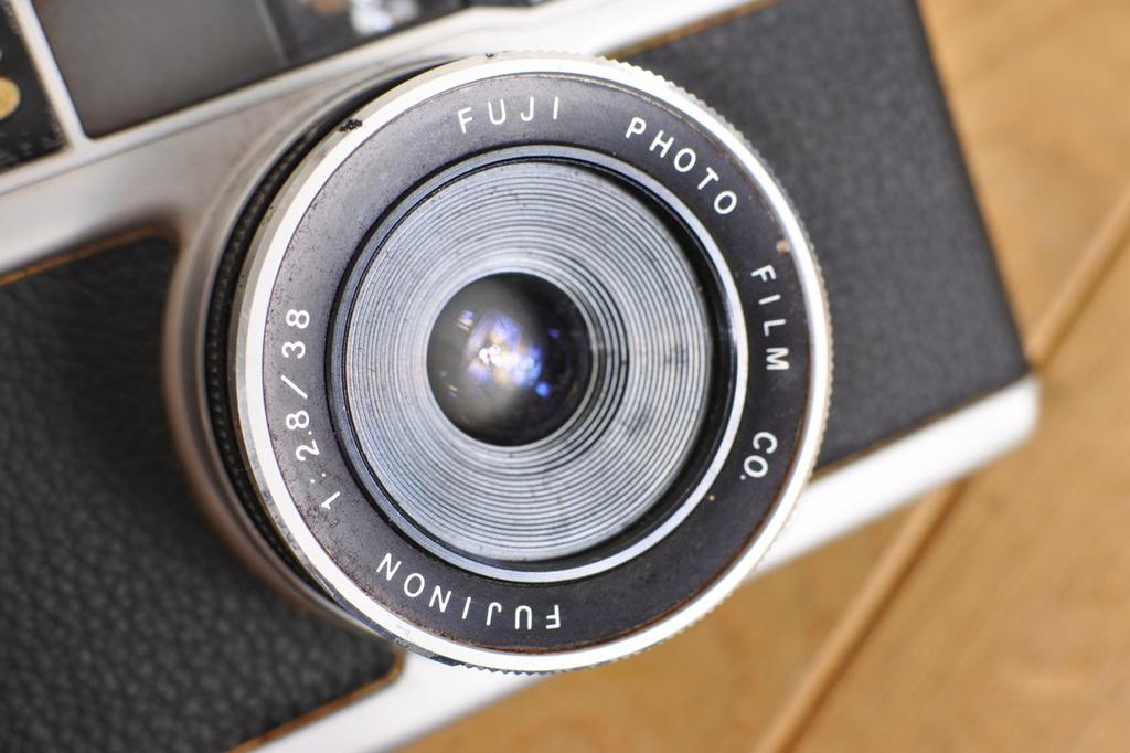 Fujica Compact 35 Film Camera Lot of 2 Japan For Parts or Repair