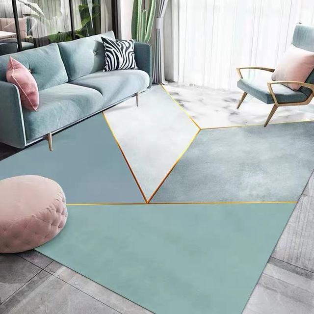 Pink Maiden Room Carpet Living Room Sofa Coffee Table Abstract Gradient Simple Bedroom Bedside Rugs For Bedroom Home Decoration