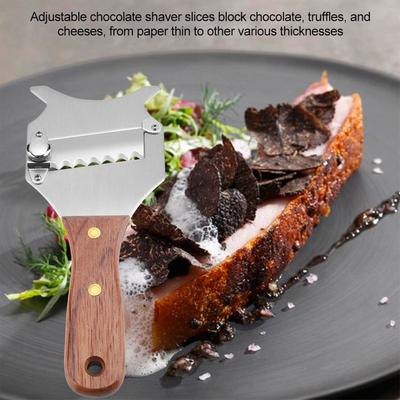 Stainless Steel Truffle Cheese Adjustable Blade Chocolate Shaver for Kitchen Gadget