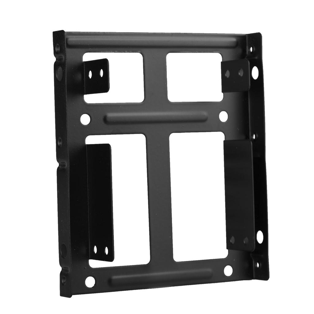 2.5" SSD To 3.5" Bracket Two Hard Drive HDD Bay Adapter SATA Cable Mounting Kit