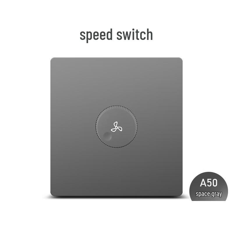 Zhuochi 12V Concealed 5-Channel Speed Control Wall Switch CN plug (adapter included)