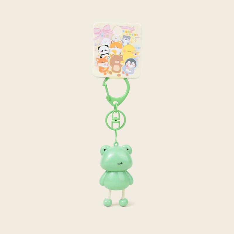 Foot The Pull Cat Frog Panda Dog Bear Keychain Animal Pendant Decoration Gift