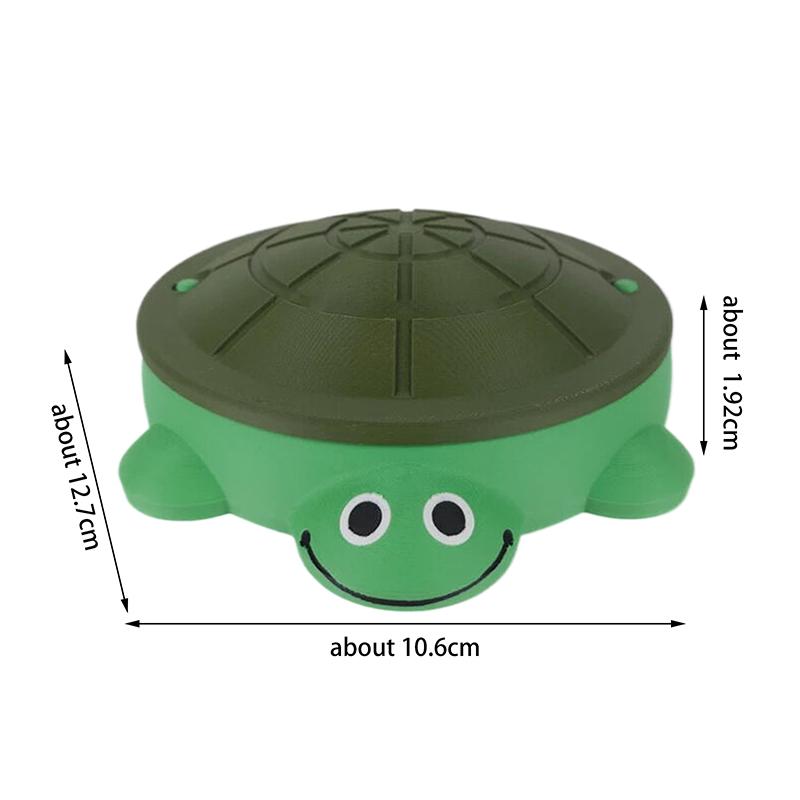 Mini Turtle Sandbox With Sand & Mini Tools Mini Desktop Turtle Sand Box Toys Novelty Gift - Desktop Decor - Zen Garden