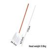 Small White Plastic Shovel with 1.4m Handle