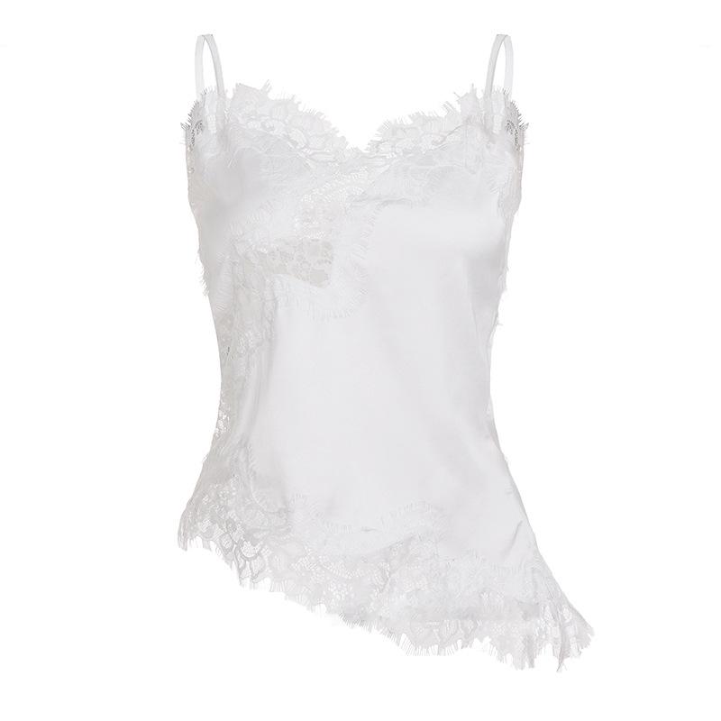 

Satin Lace-Trim French Camisole - Smooth, Sexy Base Layer Small