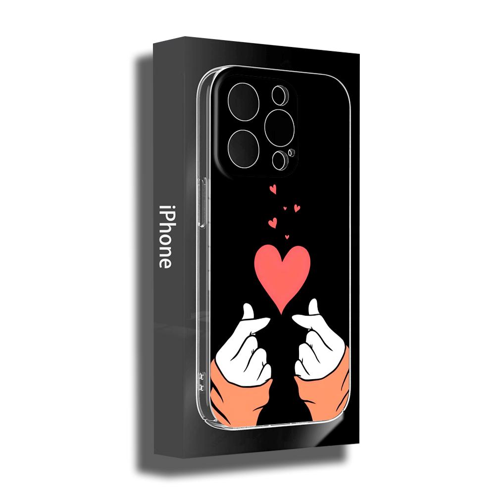 FOR IPhone 14 Fingertip Love Phone Case 14 11 12 Pro 8 7 14 Plus X Pro 14 MAX 13 MINI XR XS Iphone 14 13 Soft Phone Covers