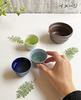 Saji Pottery Banko Ware Sencha Ultramarine Made in Japan Bowl, Blue, 74-9,