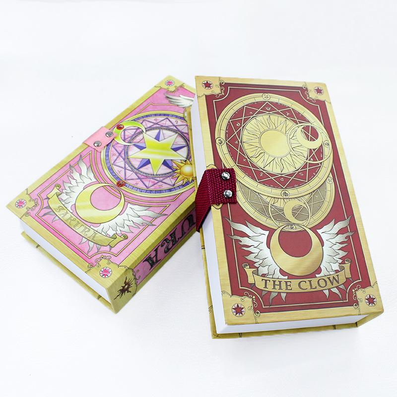 60 Pezzi Carte Card Captor Sakura Carte Clow Tarot Cosplay Prop Edizione Deluxe Prop Tarot Anime Giocattoli Regali
