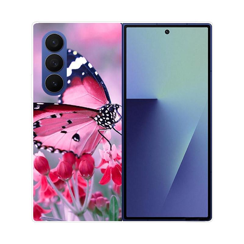 For Samsung Galaxy Z Fold 7 5G Phone Case Cover Transparent Back Protective Shell Coque For Samsung Z Fold7 Clear Hard PC Fundas