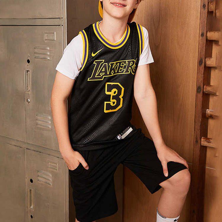 Nike Basketballtrikot Unisex Schwarz 3Z2B7BY1P-LAKJL