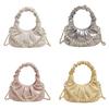 Style Minimalist Pu Handheld Purse With Zipper Closure For Casual Outings
