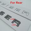 YZKN9 For  Toyota Land Cruiser 300 Lc300  2021-2023 VXR GXR 3D Letter Sticker Tailgate Badge Emblem Badge Exterior Modification Emblem