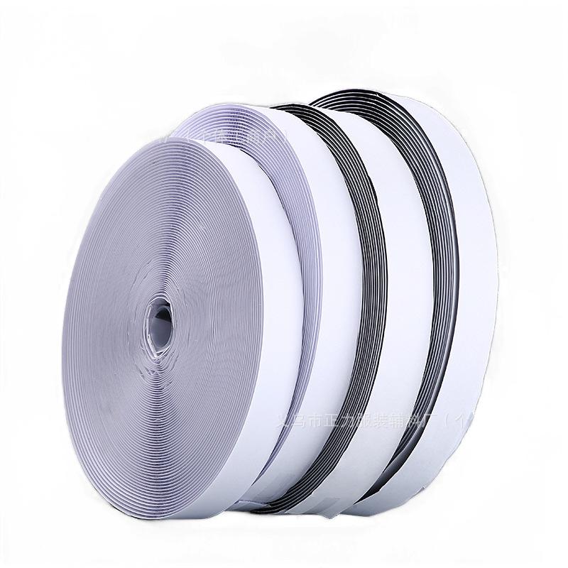 Dobbeltsidig borrelås-klebebånd for skjermdørgardiner