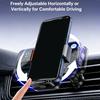 Wireless Car Chargers,15W Fast Charging Car Chargers Phone Holder Mount, Windshield Dashboards Air Vent Phone Holder